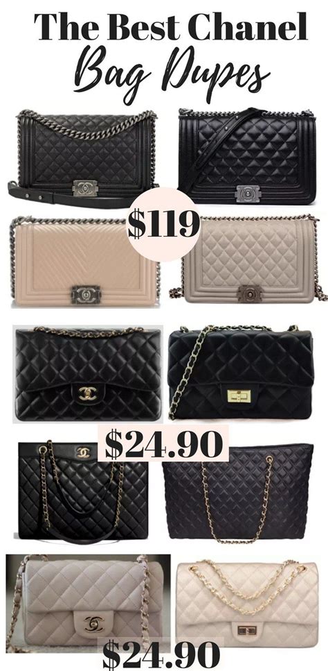 dupe for chanel boy bag|best Chanel knockoff handbags.